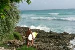 Surfing in Barbados South Point  (34)